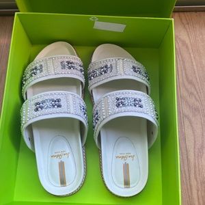 Sam Edelman Otto Embezzled Slide Sandal. Never worn